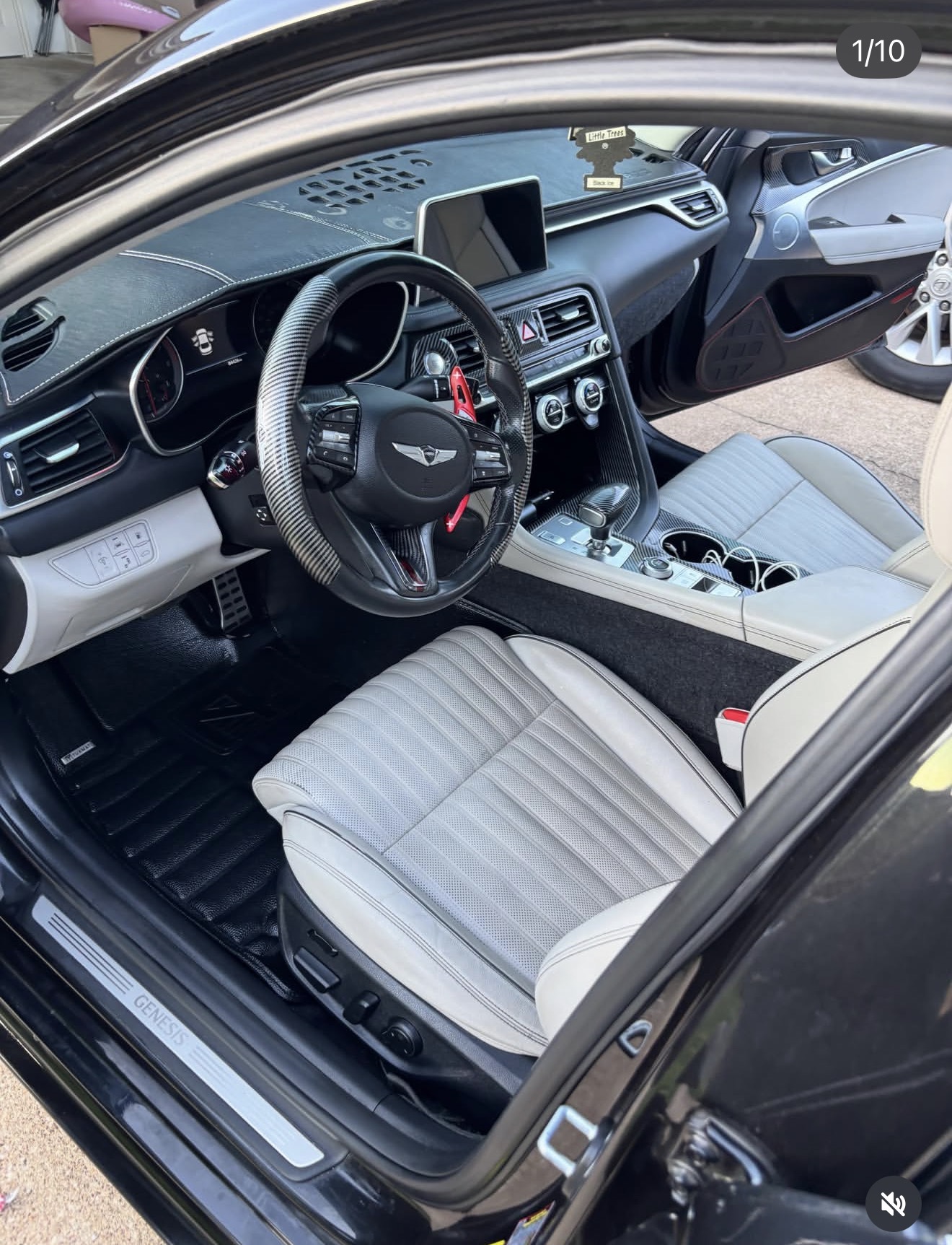 Freshly detailed Genesis interior